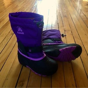 Kamik winter boots little girl 12k